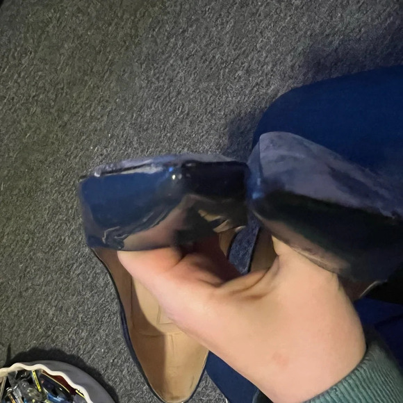 Valentino Blue Stud Heels, size 38.5 - Picture 15 of 15